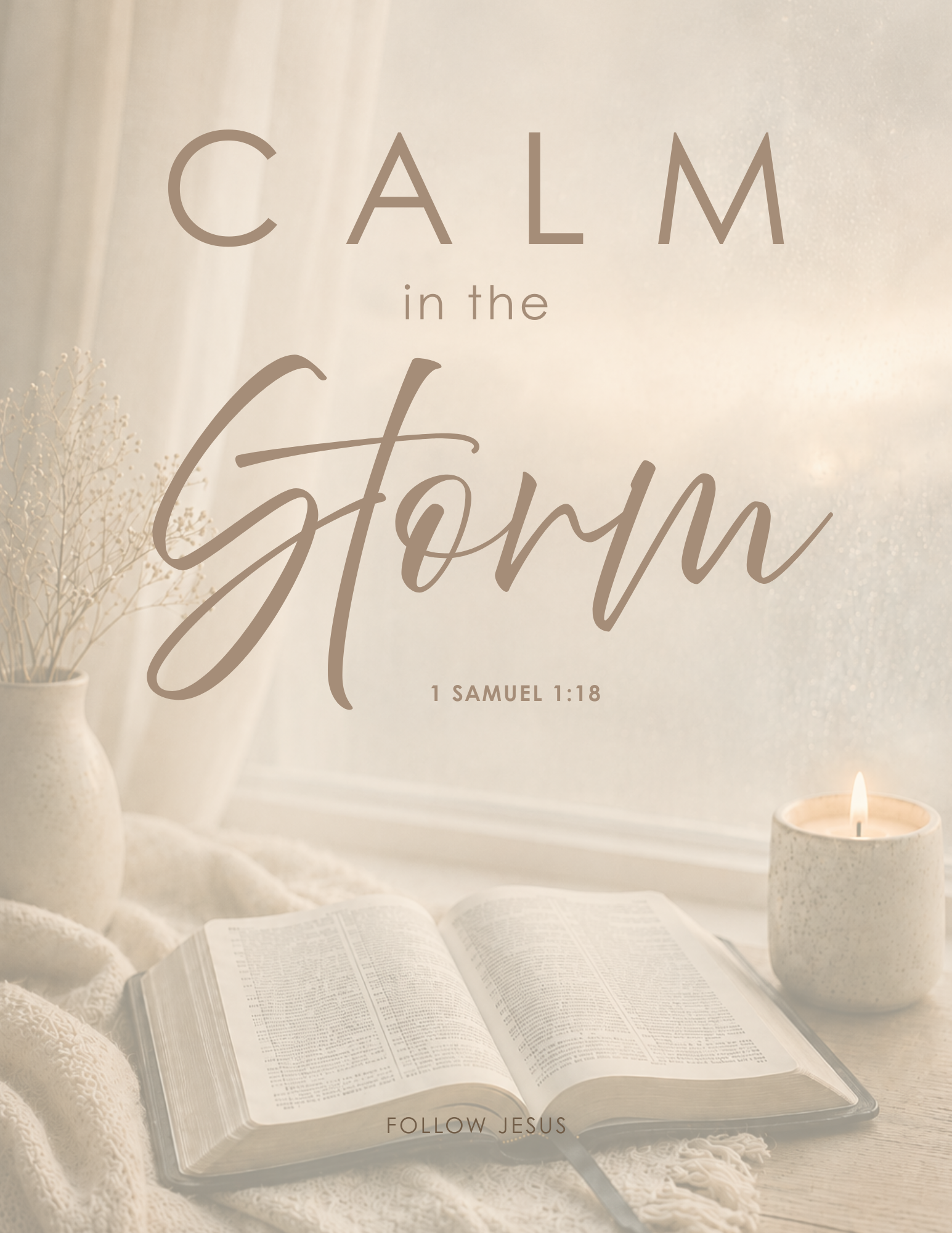 30 | Calm in the Storm | 1 Samuel 1:18