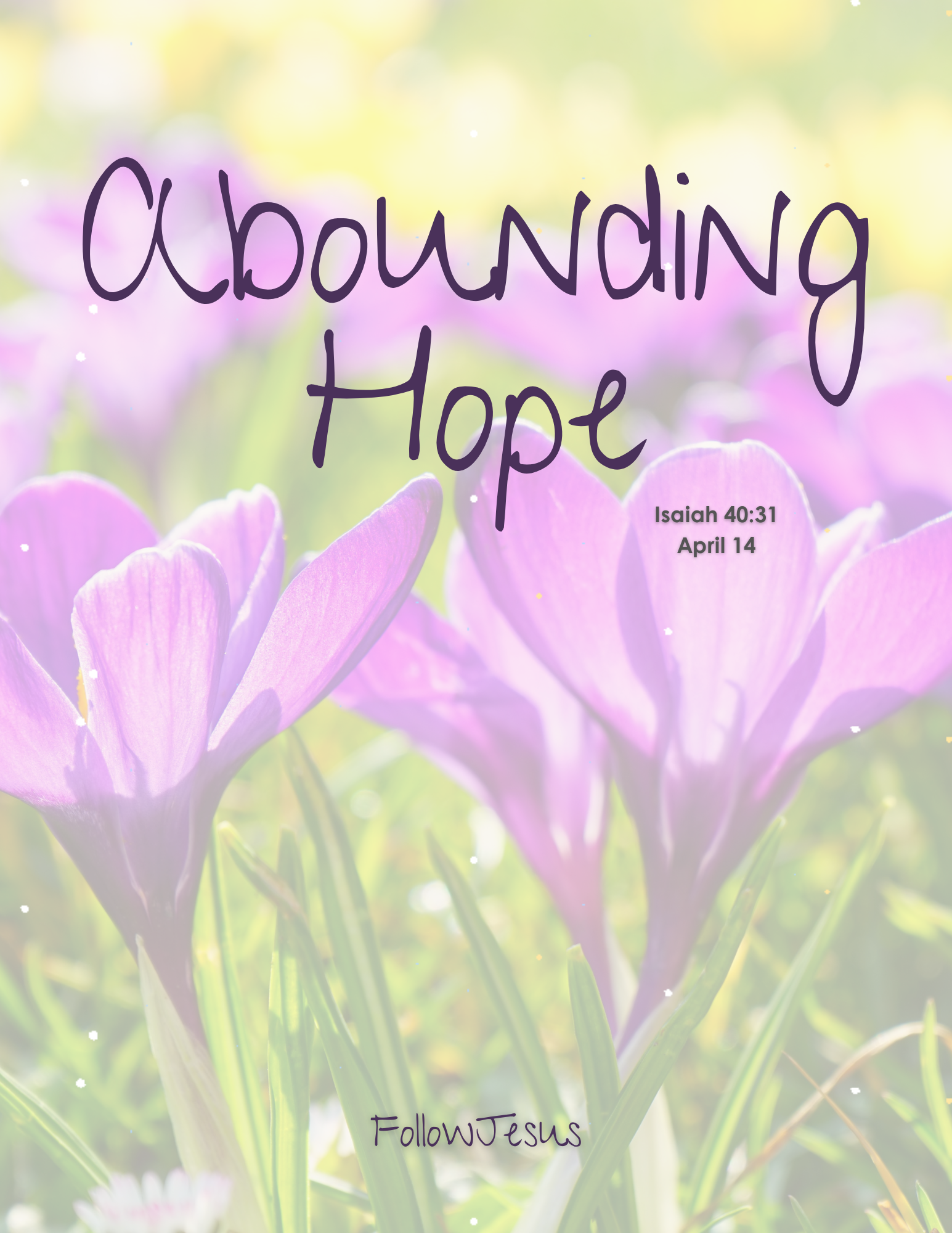 Day 14 | Abounding Hope | Isaiah 40:31