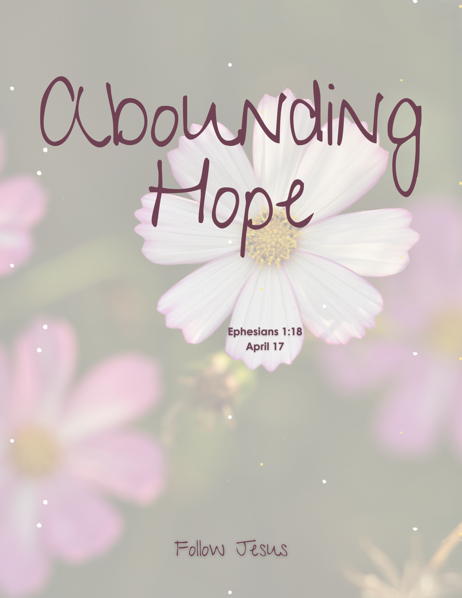 Day 17 | Abounding Hope | Ephesians 1:18